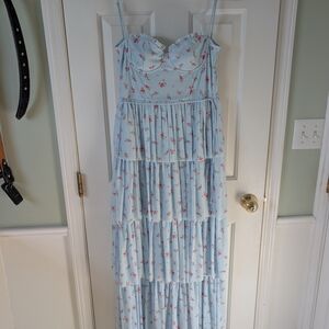 Floral Tiered Maxi Dress